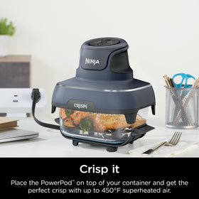 Ninja CleanCrisp dishwasher-safe for easy cleanup after meals.