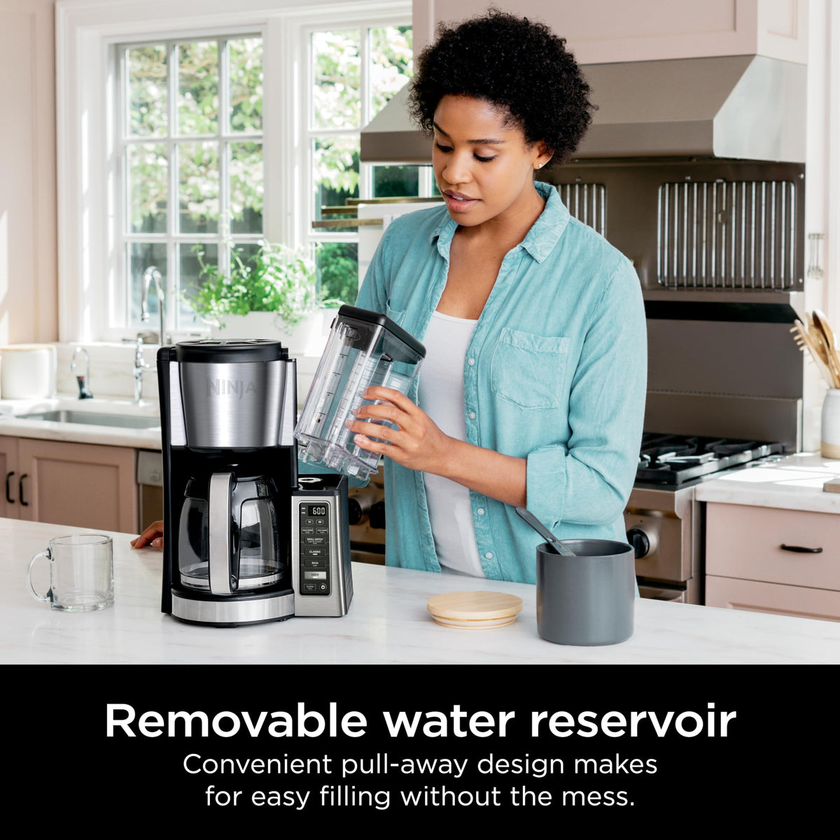 Ninja hotter brewing technology emphasizes even saturation and temperature control.