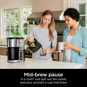 Ninja removable 60-ounce water reservoir for easy filling and transport.