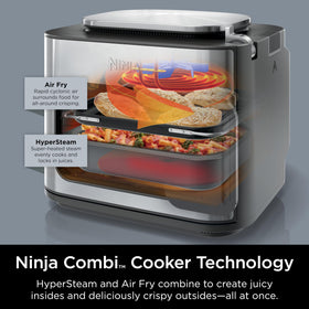Ninja Combi ready meals in 15 minutes showcases speed and ease
