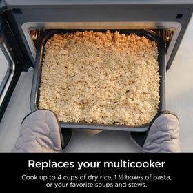 Ninja Combi family-sized capacity suitable for large gatherings