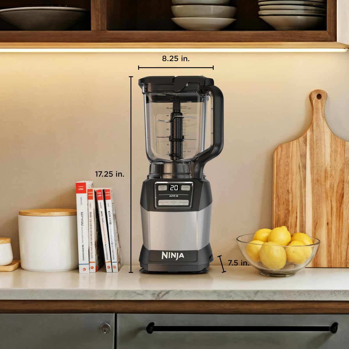 Ninja compact kitchen system dishwasher-safe BPA-free parts for easy cleanup