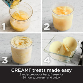 Compact Ninja CREAMi design designed for easy cleanup