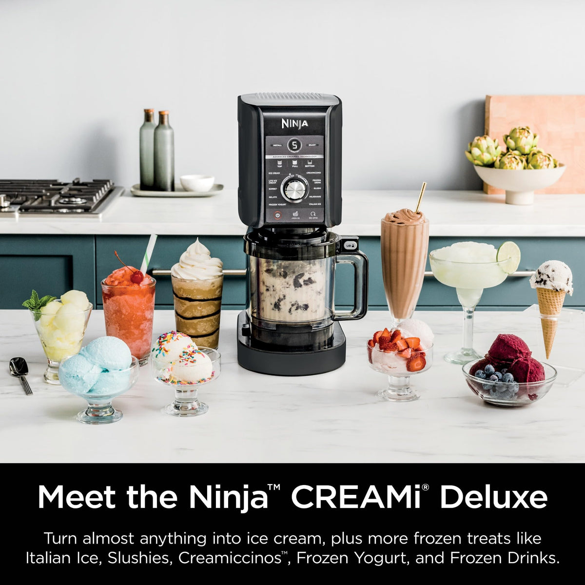 Dual processing feature enabling two flavors in one run.