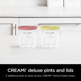 Two Ninja pints provide extra capacity for back-to-back creations.