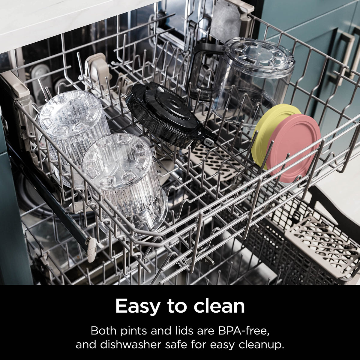 Clear Ninja pint design helps you spot flavors quickly.