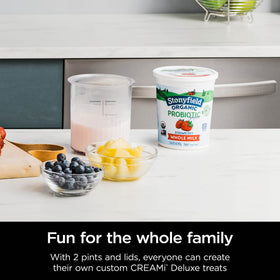 Ninja pint is dishwasher-safe for simple cleanup after recipes.