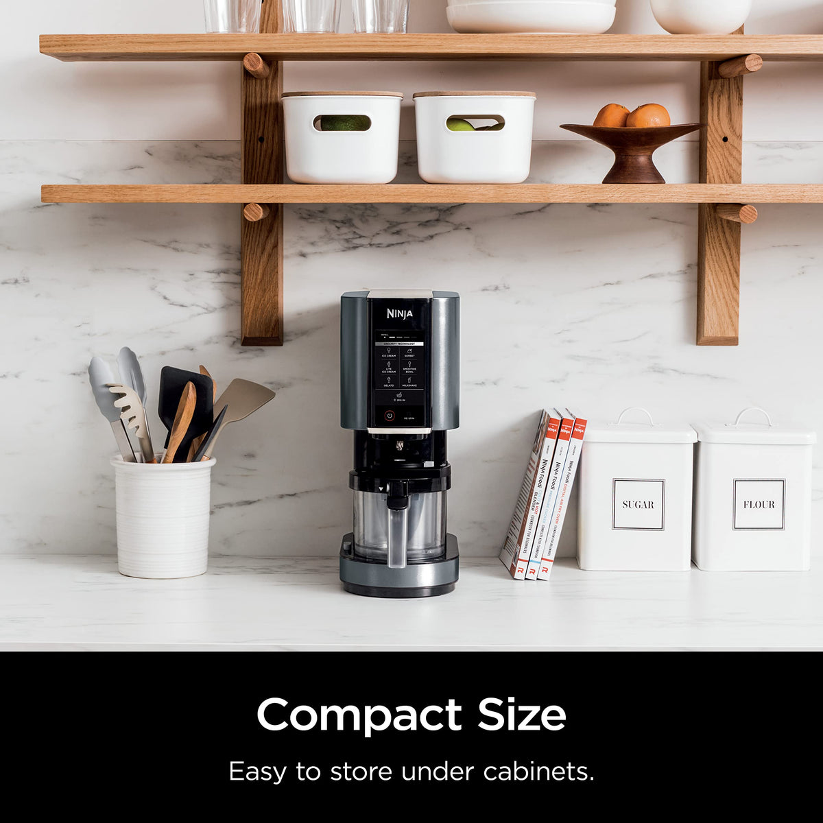Ninja CREAMi dishwasher-safe parts simplify cleanup after use.