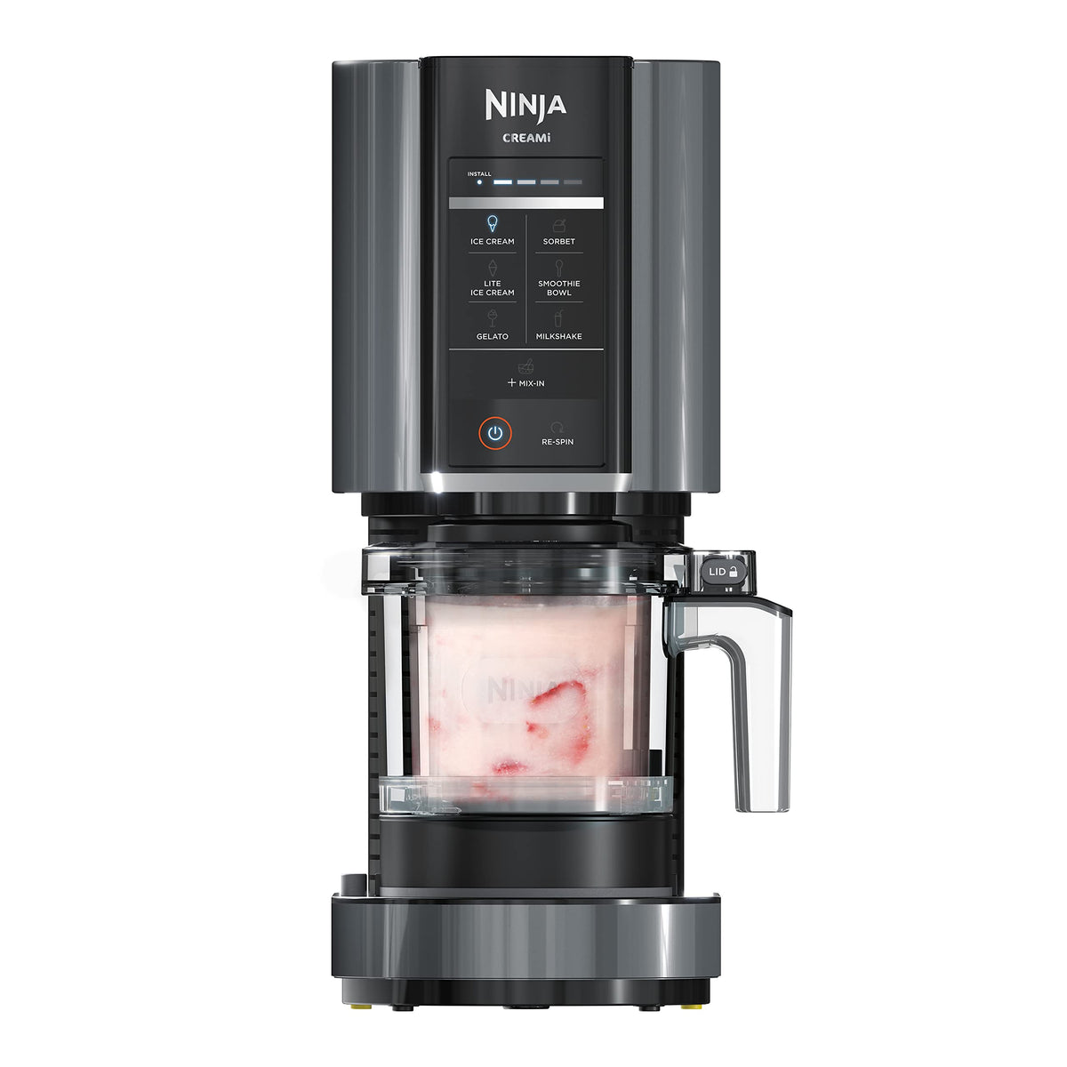 Ninja CREAMi motor base ready for effortless frozen dessert prep.