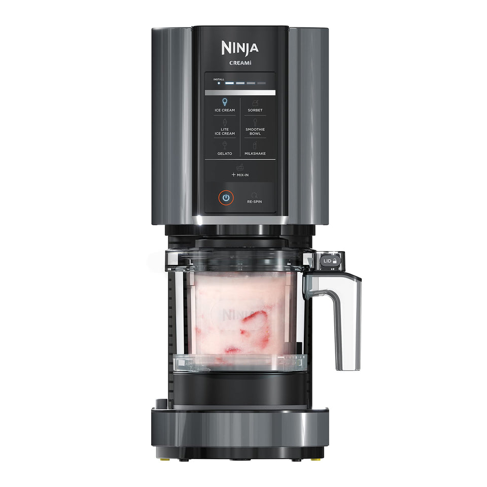 Ninja CREAMi motor base ready for effortless frozen dessert prep.