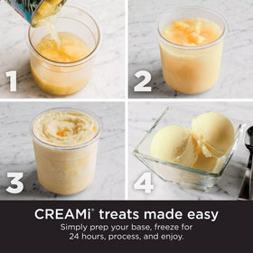 Ninja CREAMi NC301 re-spin function for creamier texture