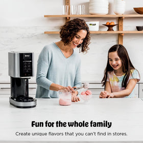 Ninja CREAMi seven one-touch programs simplify frozen treat crafting.