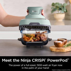 Ninja Crispi 6-cup glass container ideal for single servings