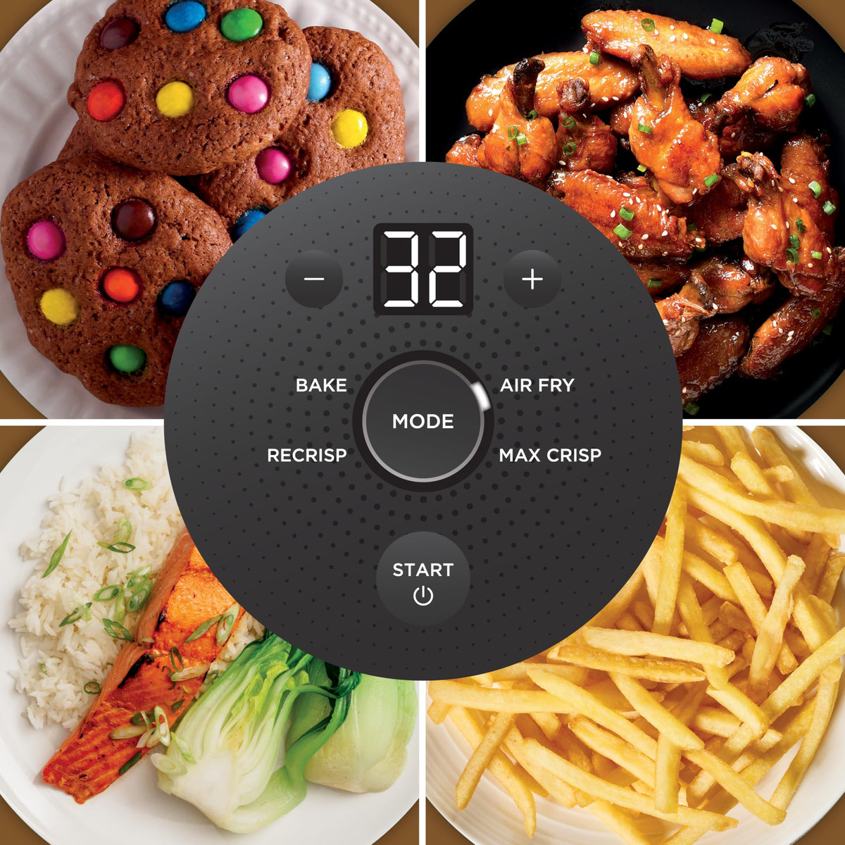 Ninja Crispi all-in-one system saves counter space.