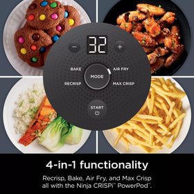 Ninja Crispi dishwasher-safe parts for easy cleanup.