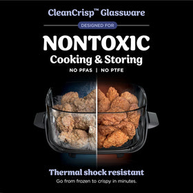 Ninja Crispi leak-proof lids keep meals secure.