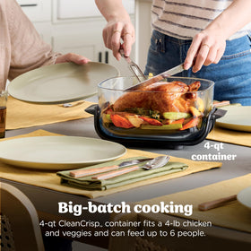 Ninja Crispi glassware is dishwasher safe for easy cleanup