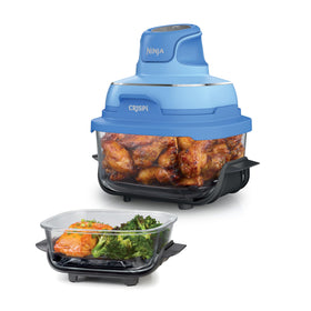 Ninja Crispi PowerPod shown for portable crisping on the go