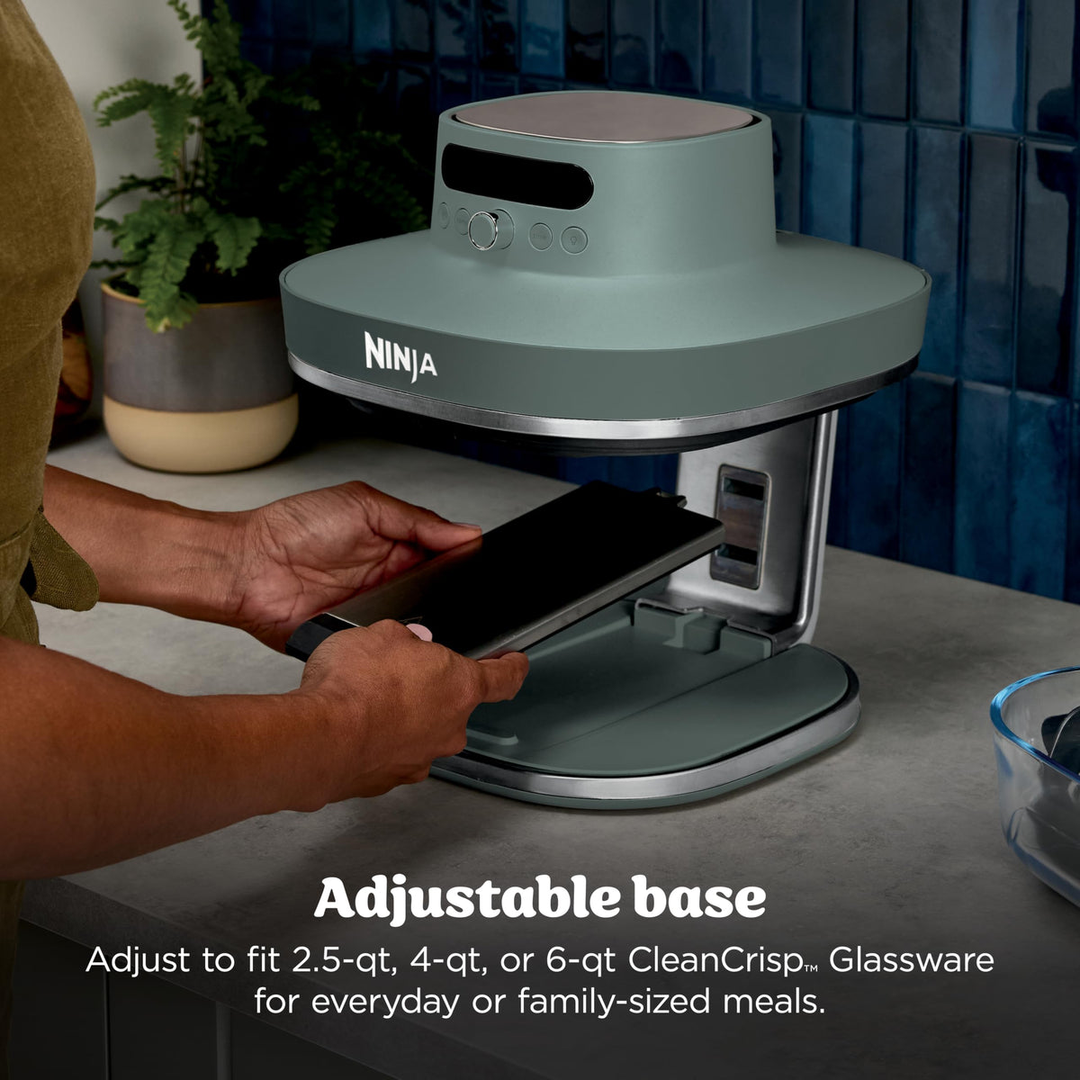 Ninja Crispi Pro crisper plates deliver crisp, even results.