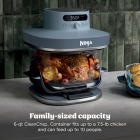 Ninja Crispi Pro leakproof storage lids keep leftovers fresh.