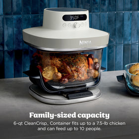 Ninja Crispi Pro storage lids keep meals fresh and spill-free.
