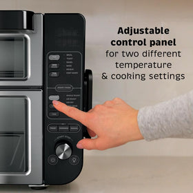 Ninja DCT451 Smart Finish syncing two ovens for coordinated meals