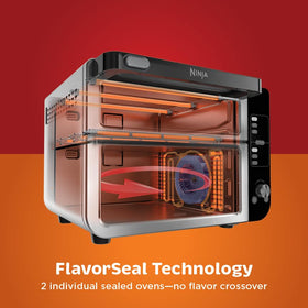 Ninja DCT451 Dual independent ovens enabling family dinners at the same time