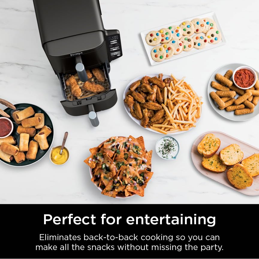 Ninja DoubleStack easy-clean baskets are dishwasher safe