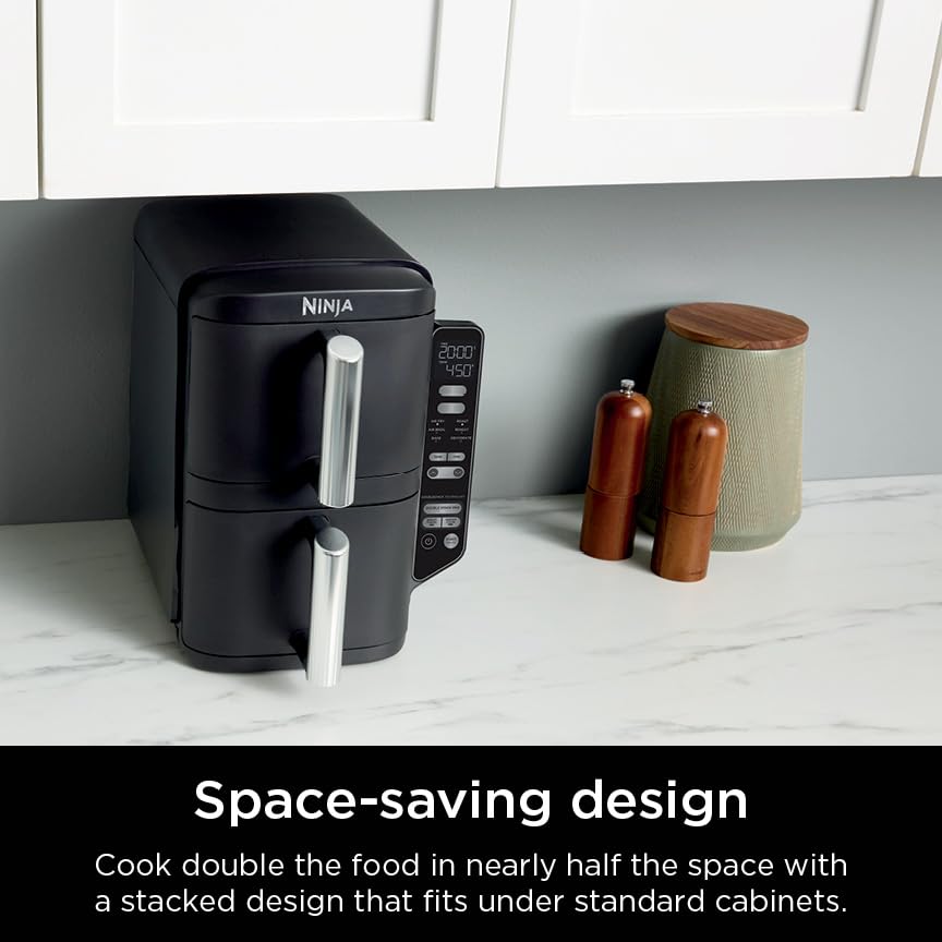 Ninja DoubleStack under-cabinet fit demonstrates space saving design