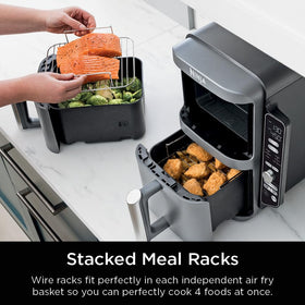 Ninja DoubleStack XL two 5-lb chickens cooked simultaneously