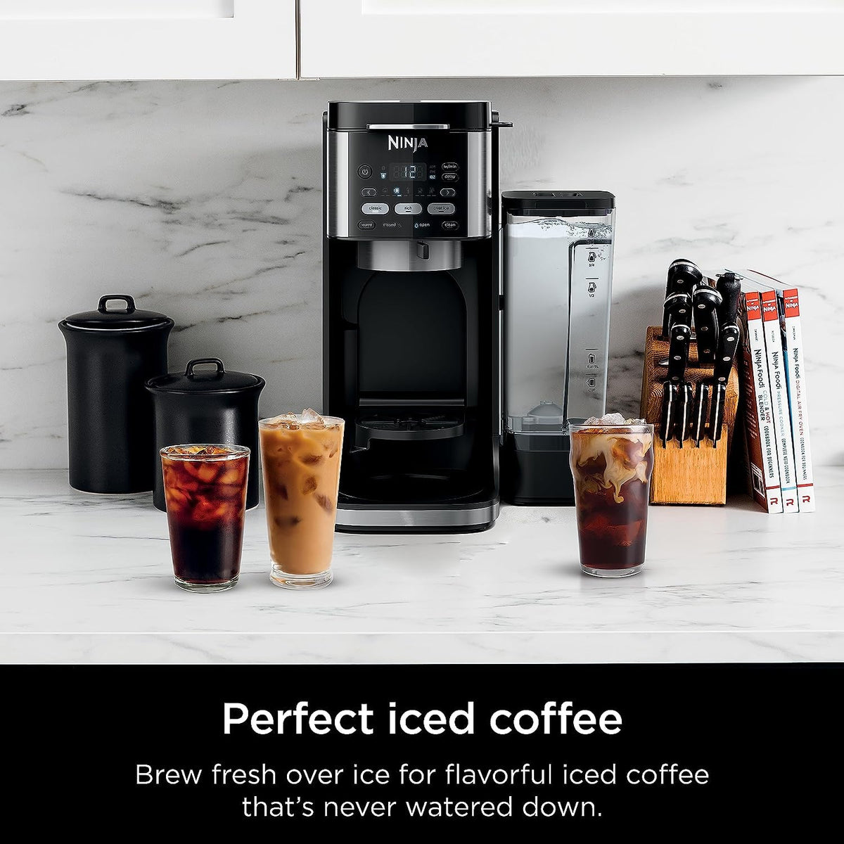 Ninja DualBrew hosts 9 grounds brew sizes for flexible servings
