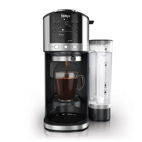 Ninja DualBrew front view shows compact design for space-saving kitchen use