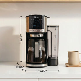 Ninja DualBrew adjustable warming plate keeps drinks hot for hours