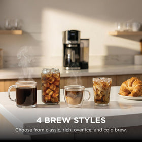 Ninja DualBrew rapid cold brew feature delivers quick, smooth coffee