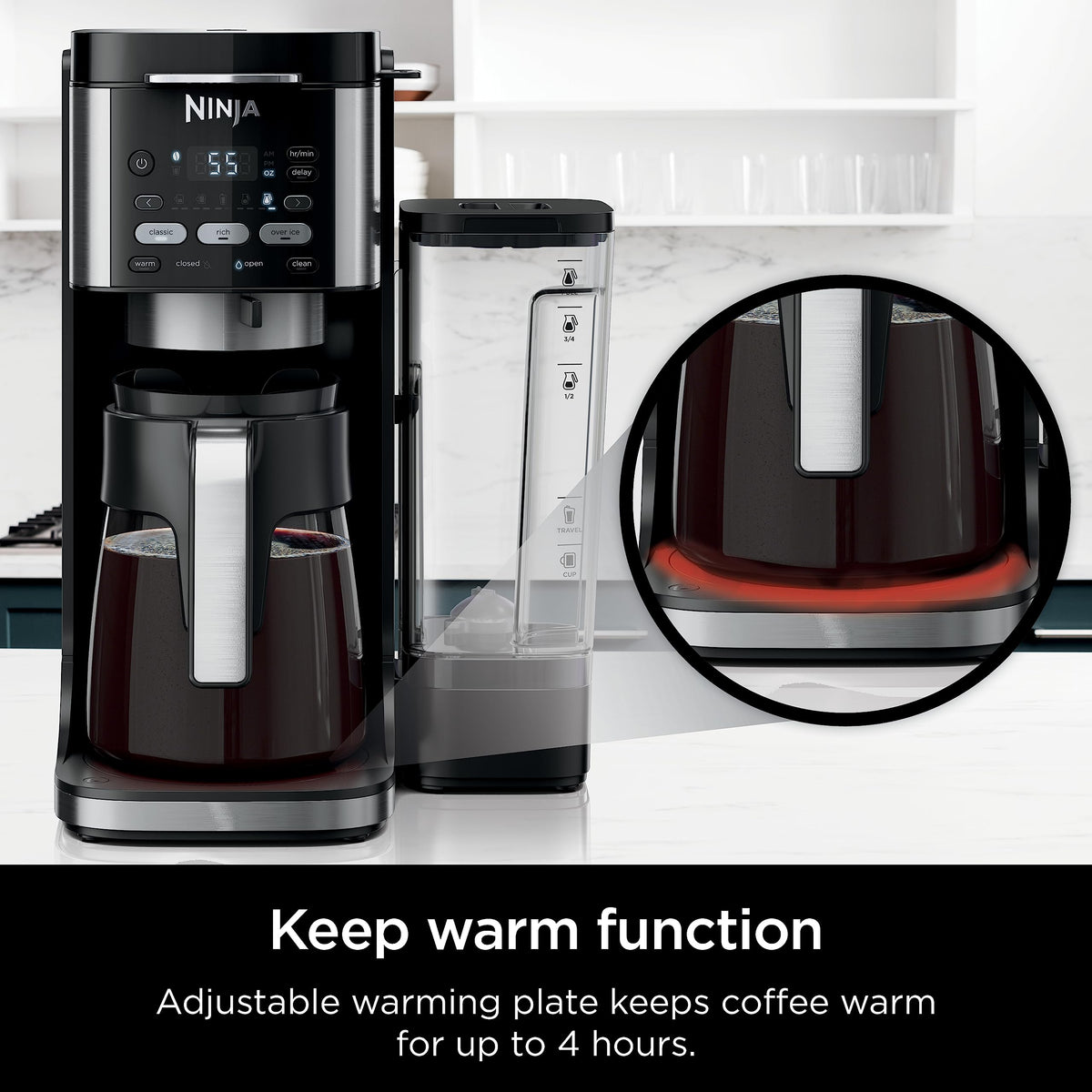 Ninja DualBrew Pro foldable platform elevates single-serve mugs