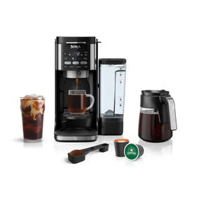 Ninja DualBrew Pro front view shows compact design for small kitchens