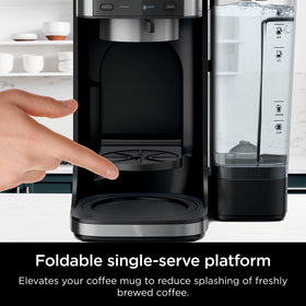 Ninja DualBrew Pro keep-warm function maintains heat after brewing