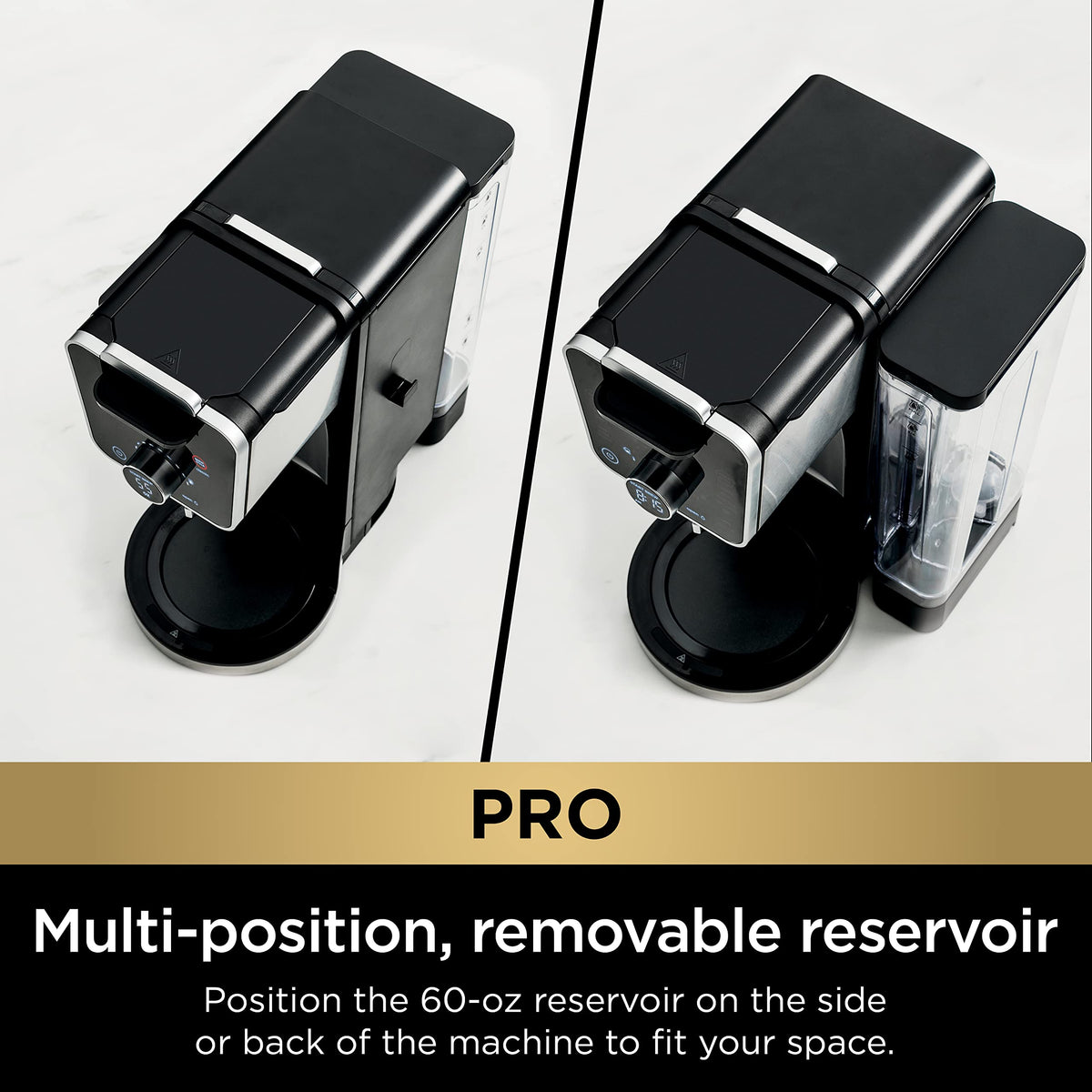 Ninja DualBrew Pro advanced brew styles button offers hot or ice coffee