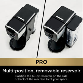 Ninja DualBrew Pro advanced brew styles button offers hot or ice coffee