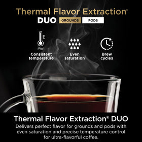 Ninja DualBrew Pro thermal-flavor-extraction balances temperature and taste.