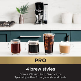 Ninja DualBrew Pro fold-away frother creates silky milk foam
