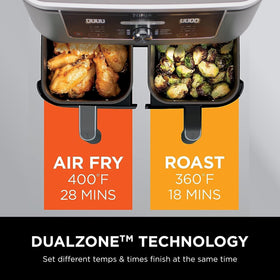 Ninja DZ401 six-in-one programs including air fry and dehydrate