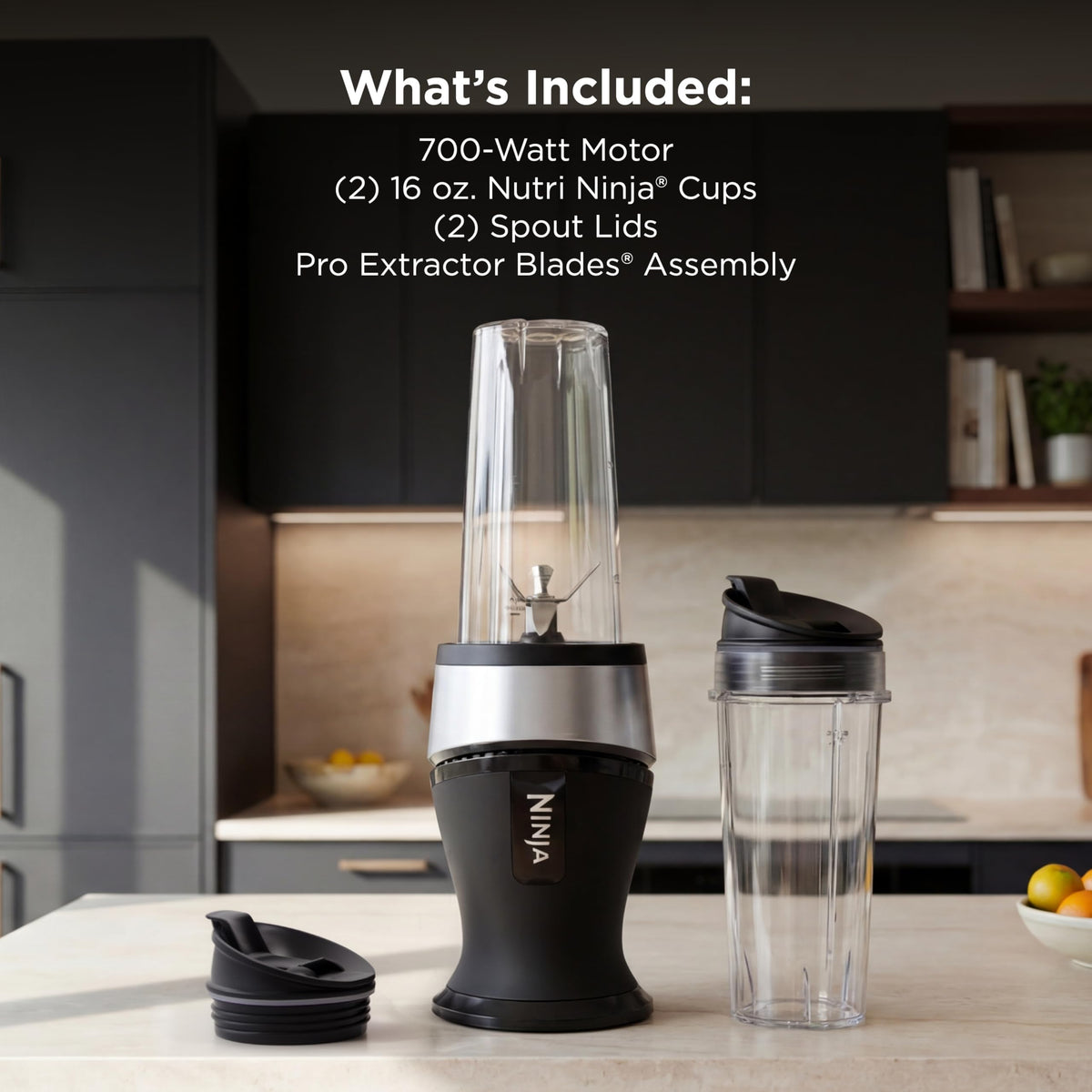 Ninja Fit portable blender is ideal for gym, office, or travel.