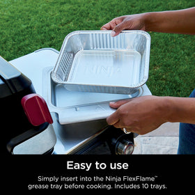 Ninja FlexFlame disposable drip pans ready to line PG300-series trays