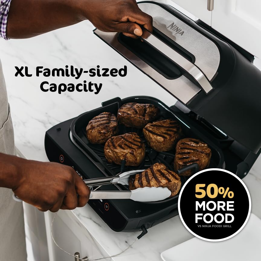 Ninja Foodi 6-in-1 versatility for grill, air fry, roast, bake