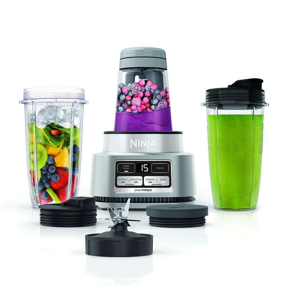 Ninja Foodi blender base with dual modes for smoothies and bowls.