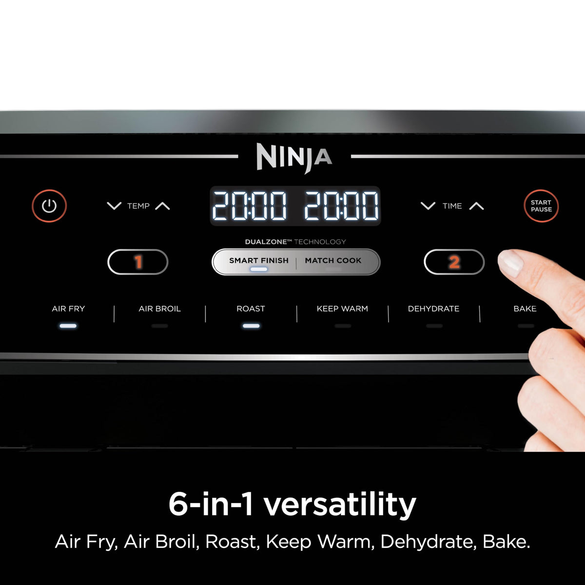 Ninja Foodi DZ302 6-in-1 functions simplify cooking with one appliance