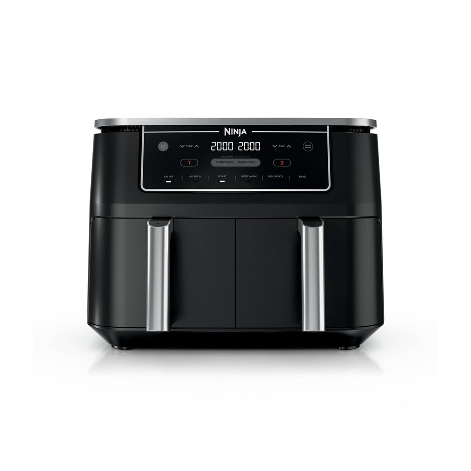 Ninja Foodi DZ302 dualzone baskets for simultaneous cooking without flavor transfer