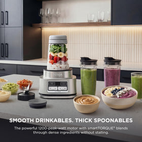 Ninja Foodi hybrid edge blades close-up for efficient blending.