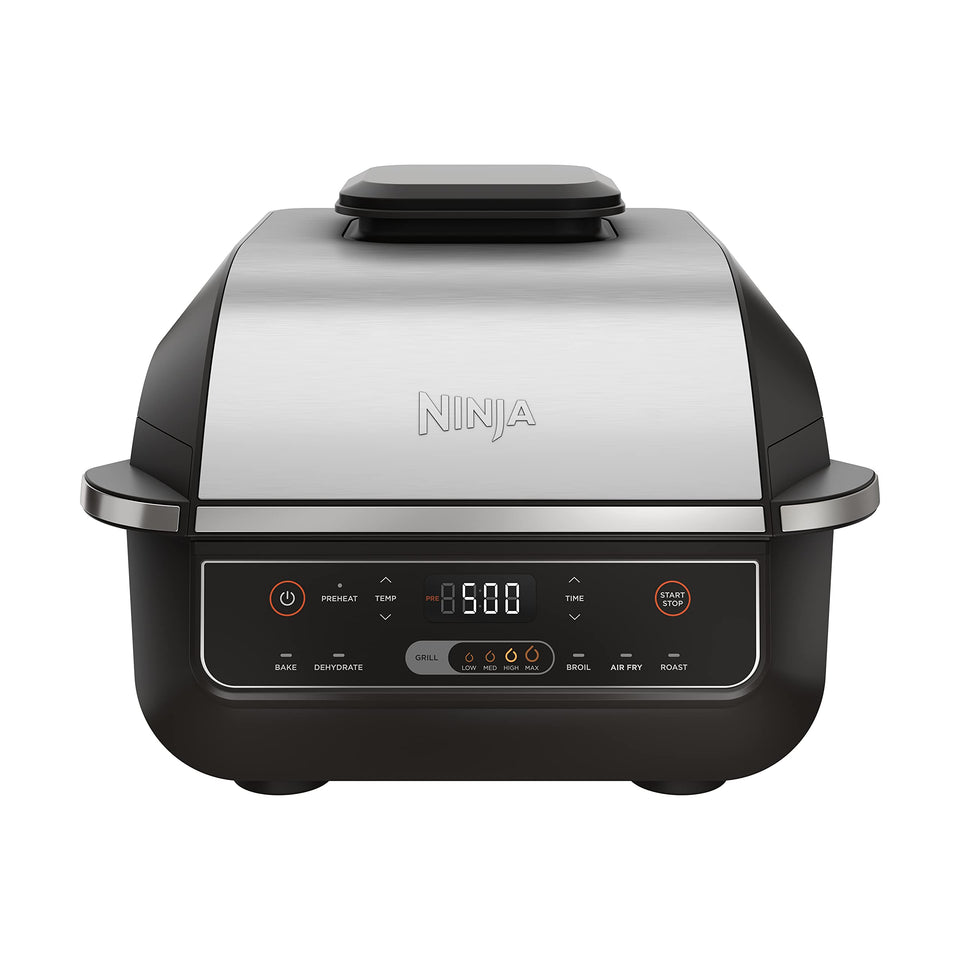 Ninja Foodi Indoor Grill 6-in-1 on counter for quick weeknight meals.